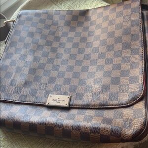 Louis Vuitton Brown Messenger Laptop Bag